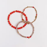 Armbandset red kiss