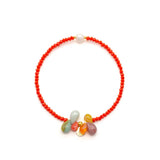 Armband red pearl