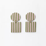Konstanze pine/rose stripe