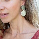 Hanna pine/rose stripe