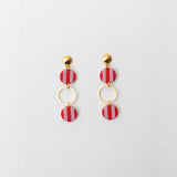 Frau der Ringe red/ pink
