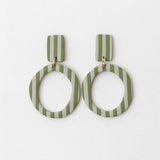 Tabea green stripe