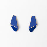 Folded Slim Ohrringe blue