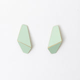 Folded Slim Ohrringe mint