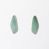 Leaves small Ohrringe green sparkle