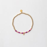 Armband golden fuchsia
