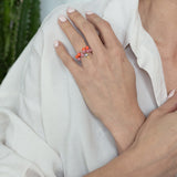 Ring Drops Pink Orange